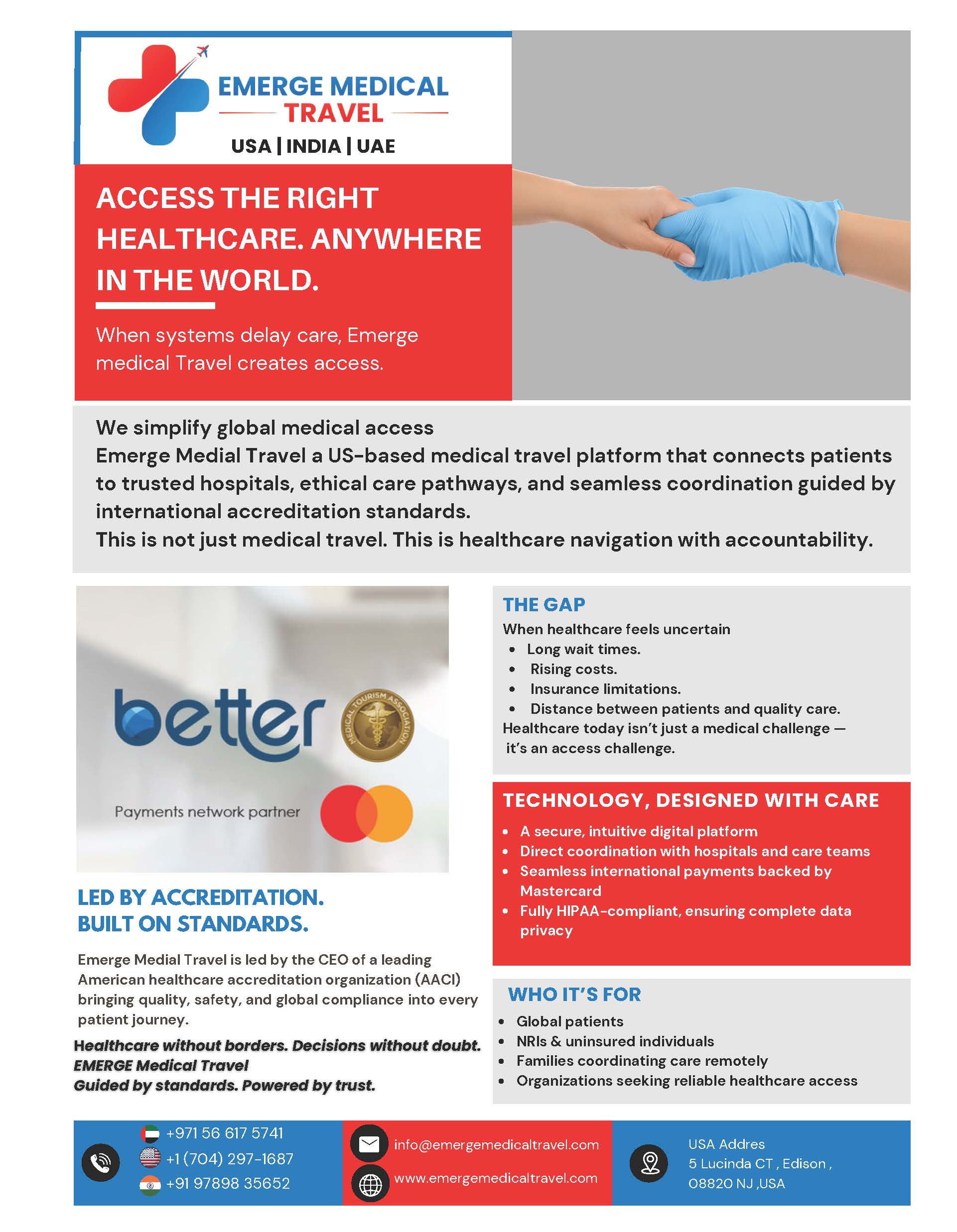 ACCESS THE RIGHT HEALTHCARE. ANYWHERE IN THE WORLD.