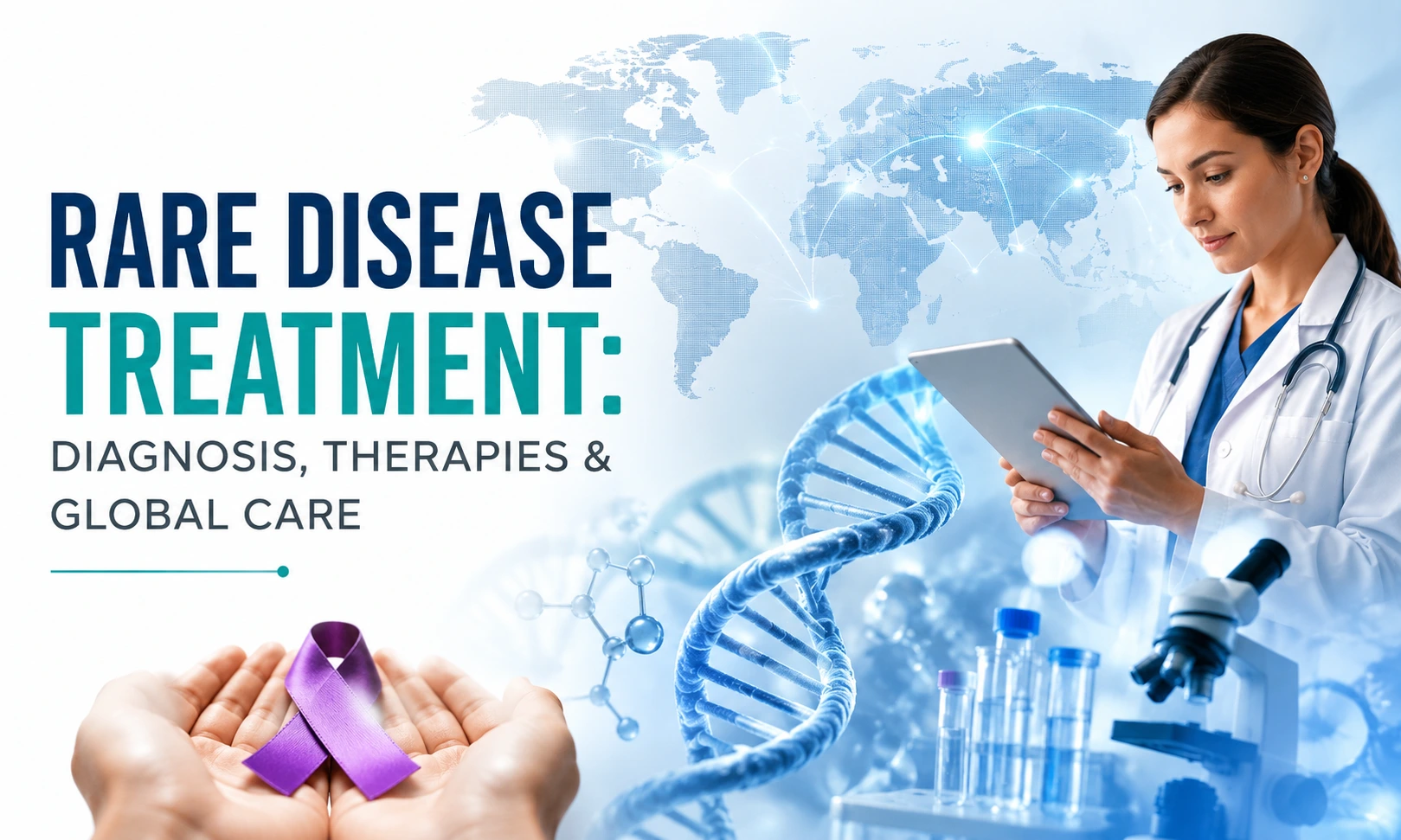 Rare disease treatment, diagnosis, advanced therapies and global care options